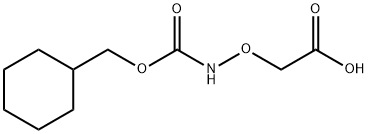 2-((((Cyclohexylmethoxy)carbonyl)amino)oxy)acetic acid Struktur