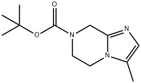 tert-butyl 3-Methyl-5,6-dihydroiMidazo[1,2-a]pyrazine-7(8H)-carboxylate Struktur