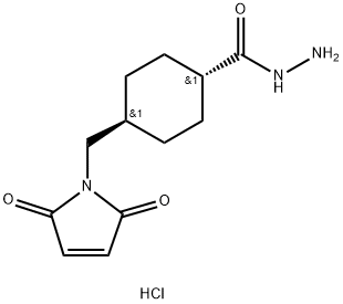 Trans-4-N-Maleimidomethylcyclohexane-1-carboxylhydrazide-HCl Struktur