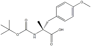 (R)-N-Boc-2-(4-methoxybenzyl)alanine Struktur