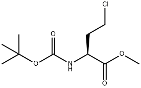 (S)-Boc-r-chloro-Abu-OMe Struktur