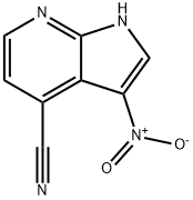 1H-Pyrrolo[2,3-b]pyridine-4-carbonitrile,  3-nitro- Struktur