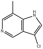 3-CHLORO-7-METHYL-5-AZAINDOLE Struktur