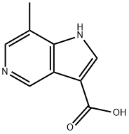 7-METHYL-5-AZAINDOLE-3-CARBOXYLIC ACID Struktur