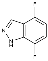 4,7-DIFLUORO (1H)INDAZOLE Struktur