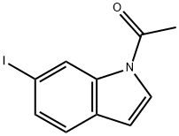 1-ACETYL-6-IODOINDOLE Struktur