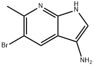 3-AMINO-5-BROMO-6-METHYL-7-AZAINDOLE Struktur