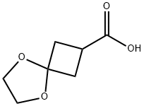 5,8-Dioxa-spiro[3.4]octane-2-carboxylic acid
 Struktur