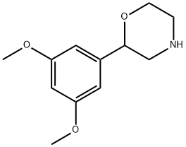 2-(3,5-DIMETHOXY-PHENYL)-MORPHOLINE Struktur