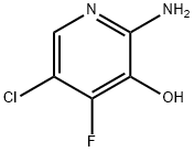 3-Pyridinol,  2-amino-5-chloro-4-fluoro- Struktur