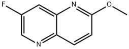 7-Fluoro-2-(methyloxy)-1,5-naphthyridine Struktur