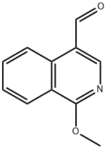 1-Methoxy-4-isoquinolinecarboxaldehyde Struktur