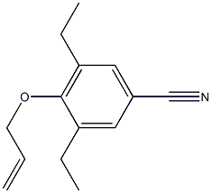 4-(Allyloxy)-3,5-diethylbenzonitrile Struktur