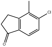 5-CHLORO-4-METHYL-2,3-DIHYDRO-1H-INDEN-1-ONE Struktur