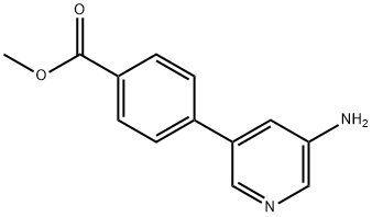 Methyl 4-(5-aMinopyridin-3-yl)benzoate Struktur