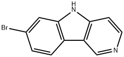 7-BROMO-5H-PYRIDO[4,3-B]INDOLE Struktur