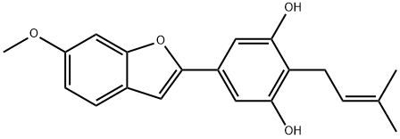 Sanggenofuran B Struktur