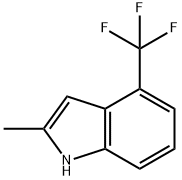 2-Methyl-4-trifluoroMethyl indole Struktur