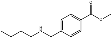 methyl 4-[(butylamino)methyl]benzoate Struktur