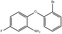 2-(2-bromophenoxy)-5-fluoroaniline Struktur