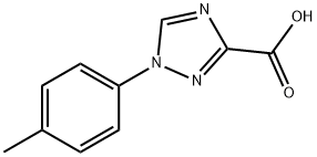 1-p-Tolyl-1H-[1,2,4]triazole-3-carboxylic	acid Struktur