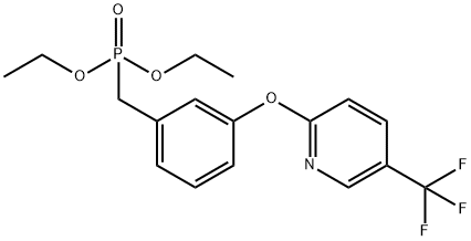 Phosphonic acid, P-[[3-[[5-(trifluoroMethyl)-2-pyridinyl]oxy]phenyl]Methyl]-, diethyl ester Struktur