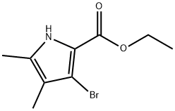 Ethyl 3-broMo-4,5-diMethyl-1H-pyrrole-2-carboxylate Struktur