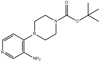 1-BOC-4-(3-AMINO-4-PYRIDINYL)-PIPERAZINE Struktur