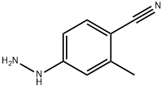 4-Hydrazinyl-2-methylbenzonitrile Struktur