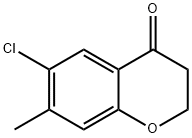 6-Chloro-7-Methyl-chroMan-4-one Struktur