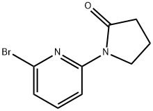 1-(6-BroMo-pyridin-2-yl)-pyrrolidin-2-one Struktur