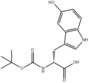 Boc-5-hydroxy-D-tryptophan Struktur