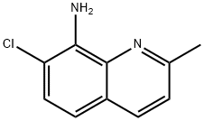 7-Chloro-2-Methylquinolin-8-aMine Struktur