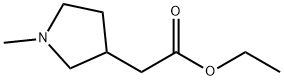 Ethyl 2-(1-Methylpyrrolidin-3-yl)acetate Struktur