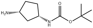 (1S,3R)-3-AMino-1-(Boc-aMino)cyclopentane Struktur