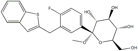 Methyl 1-C-[3-(benzo[b]thien-2-ylMethyl)-4-fluorophenyl]- price.