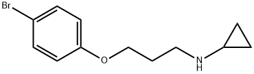 N-[3-(4-bromophenoxy)propyl]cyclopropanamine Struktur