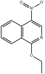 1-ethoxy-4-nitroisoquinoline Struktur