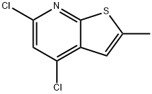 4,6-Dichloro-2-Methylthieno[2,3-b]pyridine Struktur