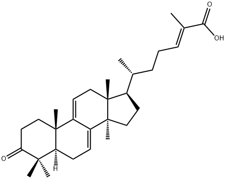 (24E)-3-Oxo-5α-lanosta-7,9(11),24-trien-26-oic acid