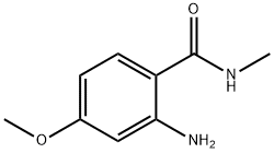 2-aMino-4-Methoxy-N-MethylbenzaMide Struktur