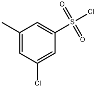 3-chloro-5-Methylbenzene-1-sulfonyl chloride Struktur