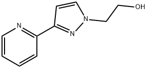 2-(3-(pyridin-2-yl)-1H-pyrazol-1-yl)ethanol Struktur