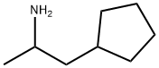 α-Methylcyclopentaneethanamine Struktur