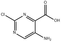 5-AMino-2-chloropyriMidine-4-carboxylic acid Struktur