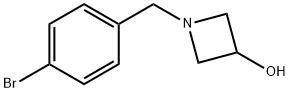 1-(4-BROMOBENZYL)AZETIDIN-3-OL Struktur