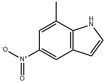 7-Methyl-5-nitroindole Struktur