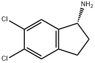 (1R)-5,6-dichloro-2,3-dihydro-1H-inden-1-aMine Struktur