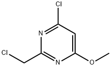 4-Chloro-2-(chloroMethyl)-6-MethoxypyriMidine Struktur