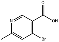 4-BroMo-6-Methylnicotinic acid Structure